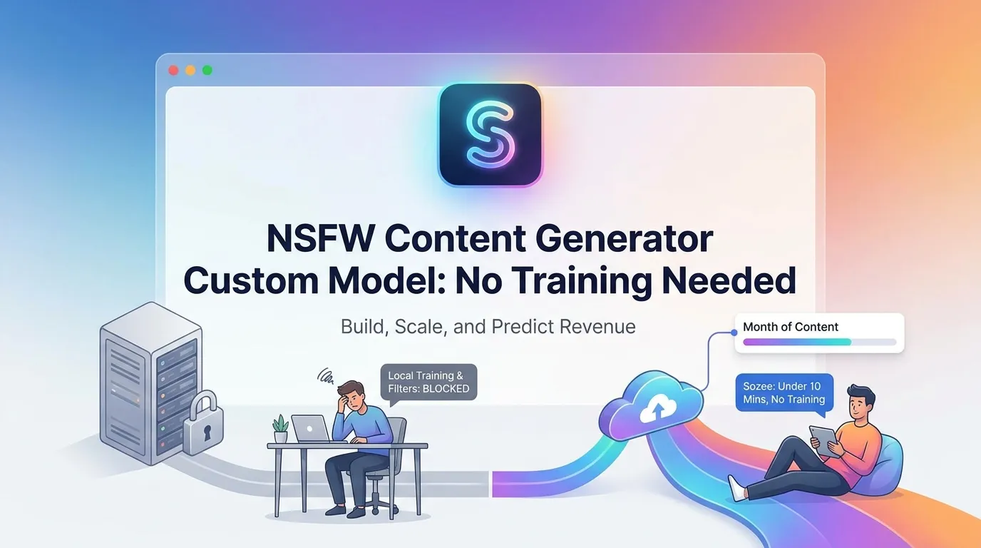 NSFW Content Generator Custom Model: No Training Needed