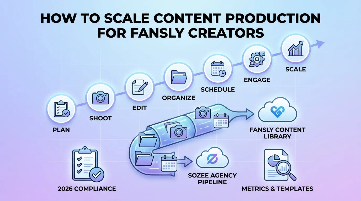 How to Scale Content Production for Fansly Creators