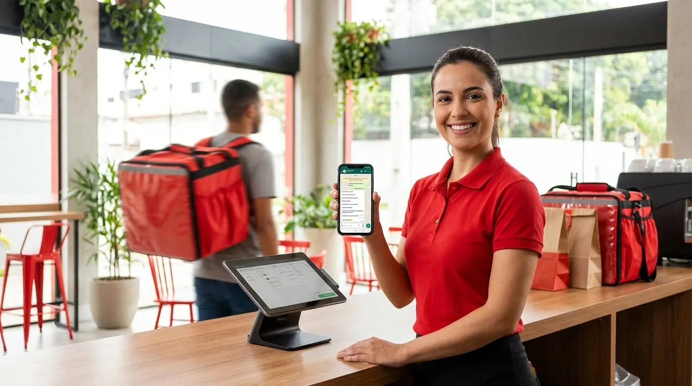 Plataforma que integra WhatsApp e marketing de delivery