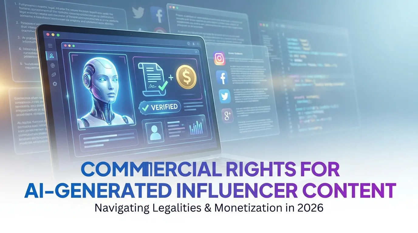 Commercial Rights for AI-Generated Influencer Content
