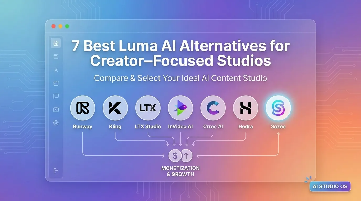 7 Best Luma AI Alternatives for Creator-Focused Studios