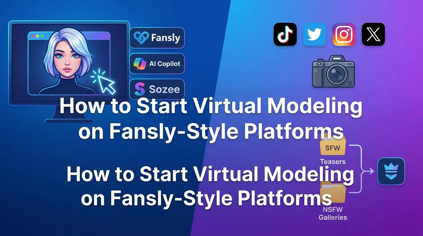 How to Start Virtual Modeling on Fansly-Style Platforms
