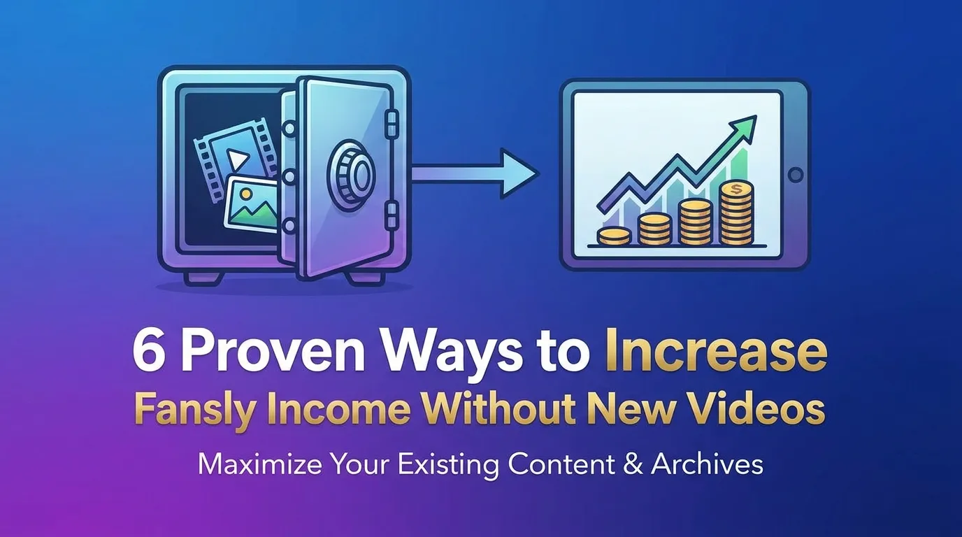 6 Proven Ways to Increase Fansly Income Without New Videos