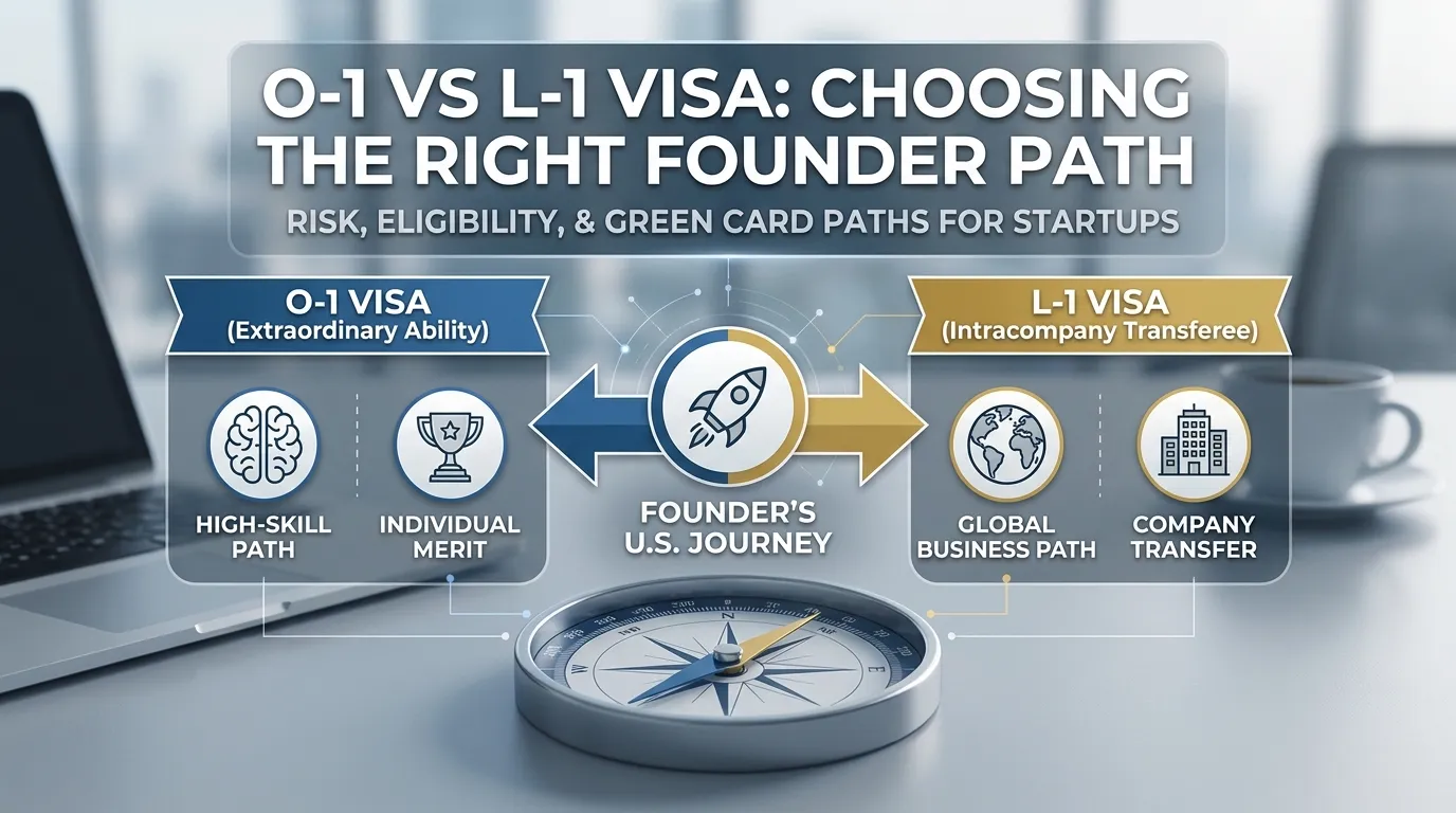 O-1 Visa vs L-1 Visa: Choosing the Right Founder Path