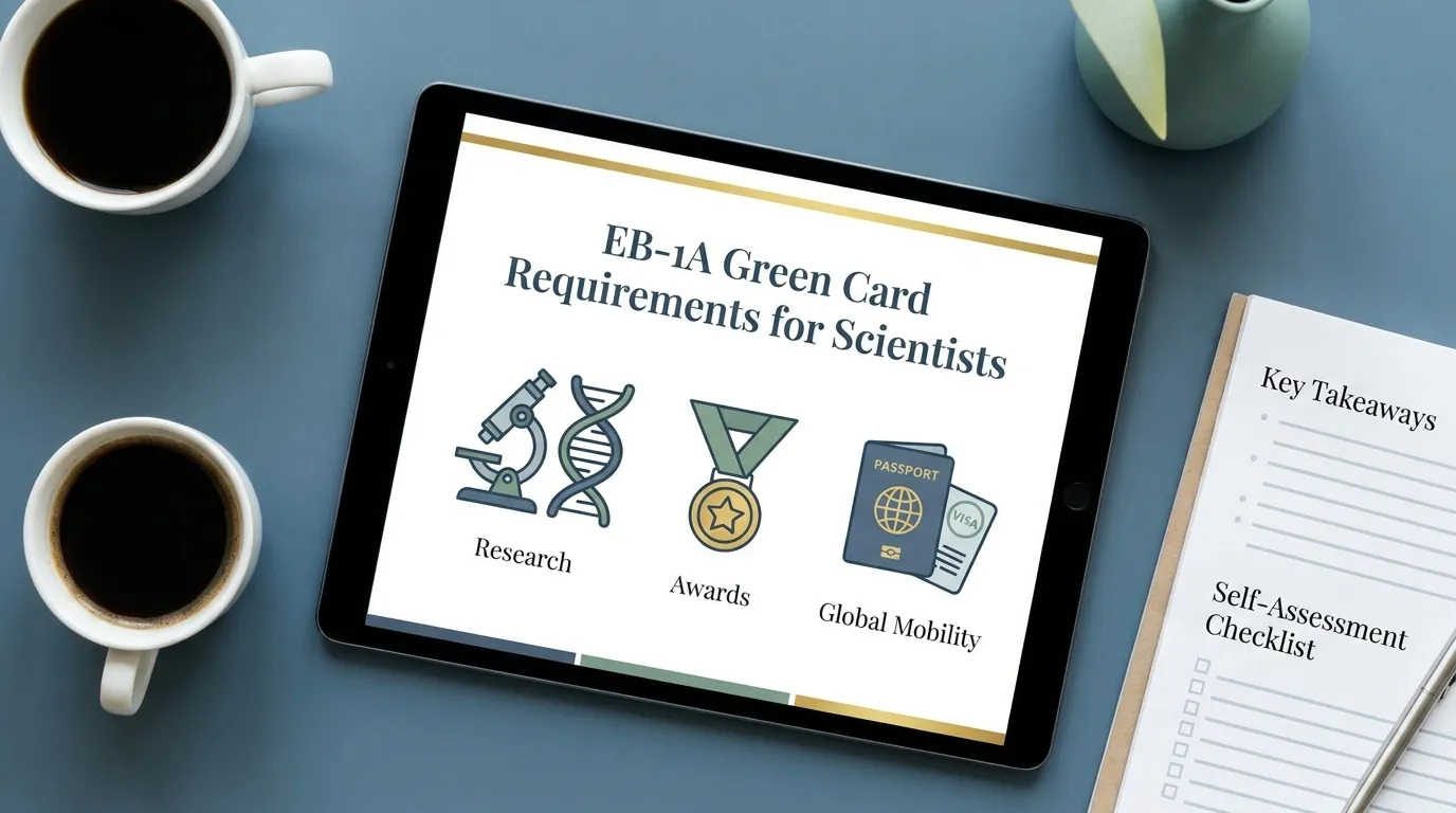 EB-1A Green Card Requirements for Scientists