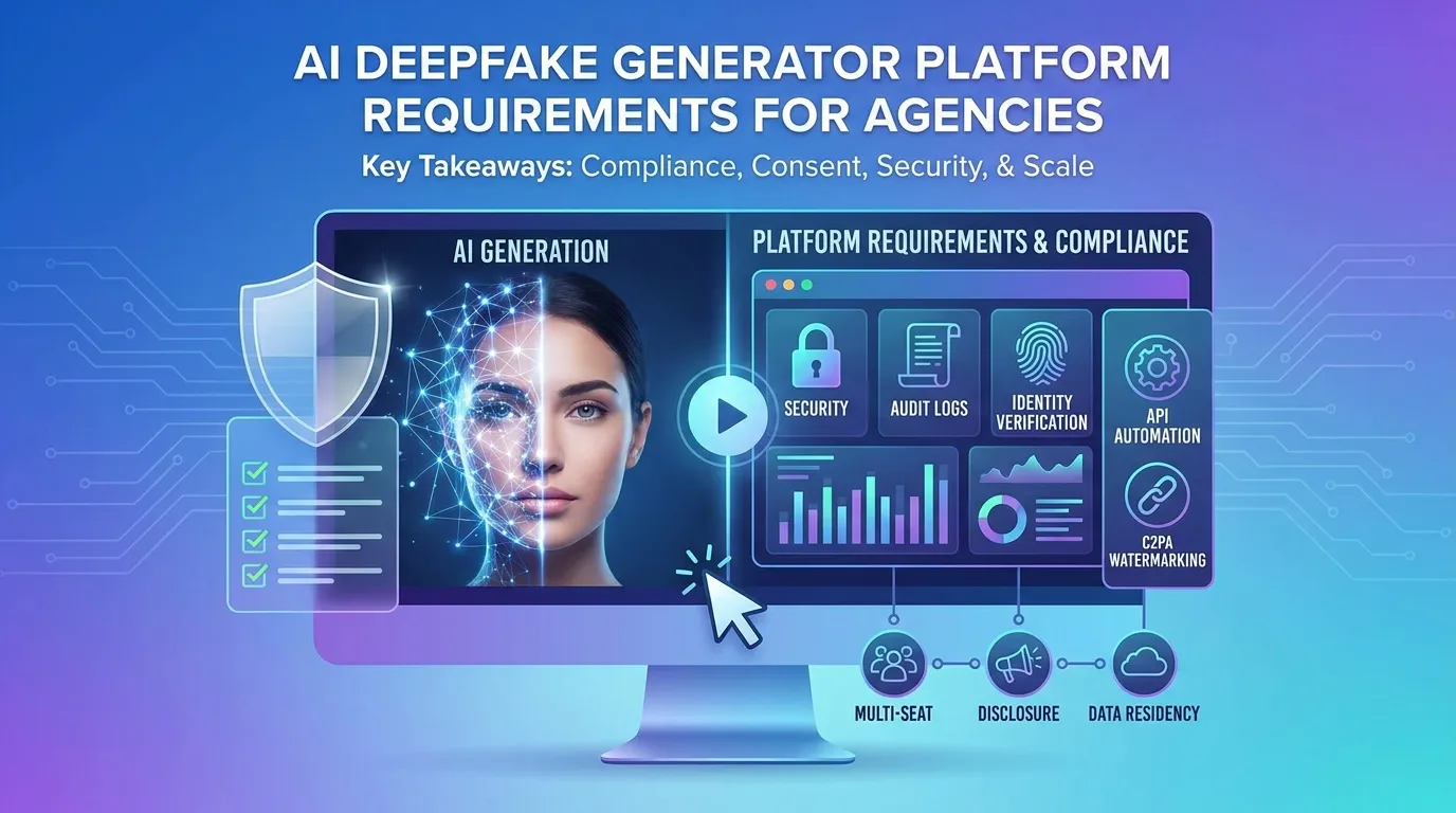 AI Deepfake Generator Platform Requirements for Agencies