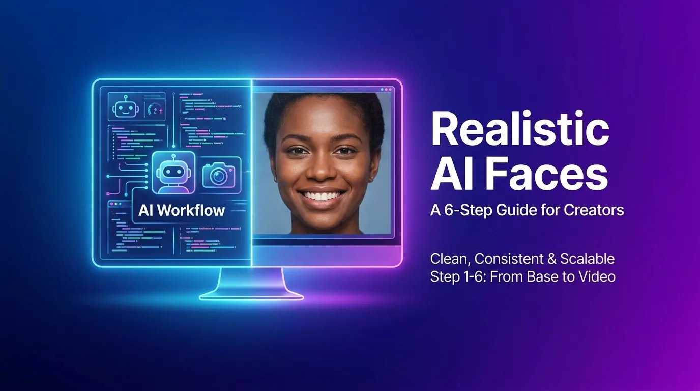 How to Generate Realistic AI Faces: A 6-Step Workflow