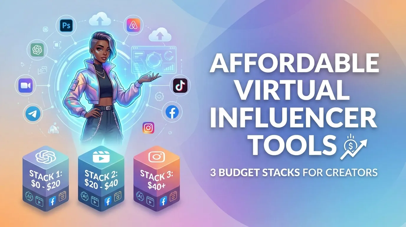Affordable Virtual Influencer Tools: 3 Budget Stacks