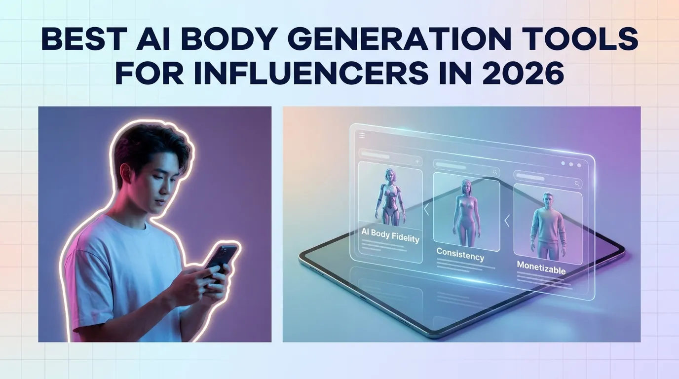 Best AI Body Generation Tools for Influencers in 2026