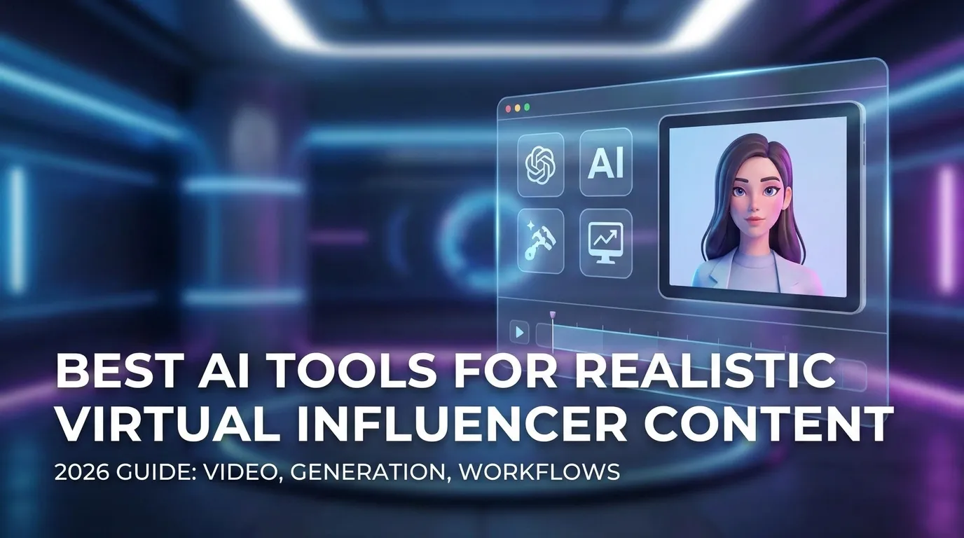 Best AI Tools to Create Realistic Virtual Influencer Content