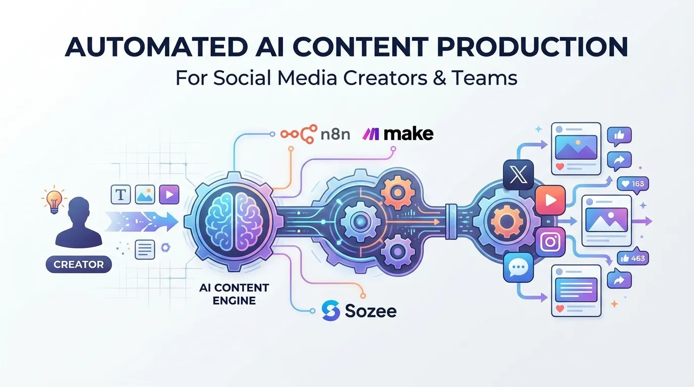 Automated AI Content Production for Social Media Creators
