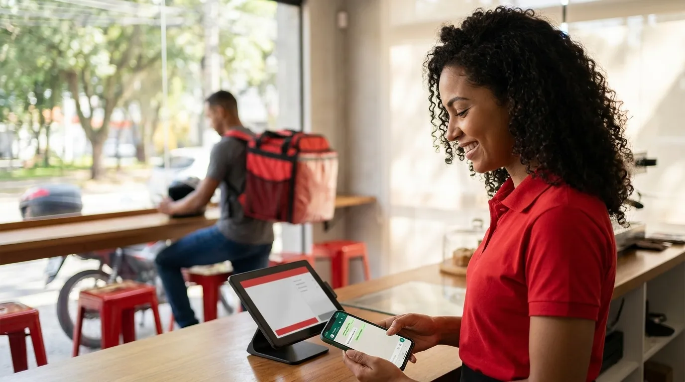 IA para restaurantes delivery no WhatsApp: guia prático 2026