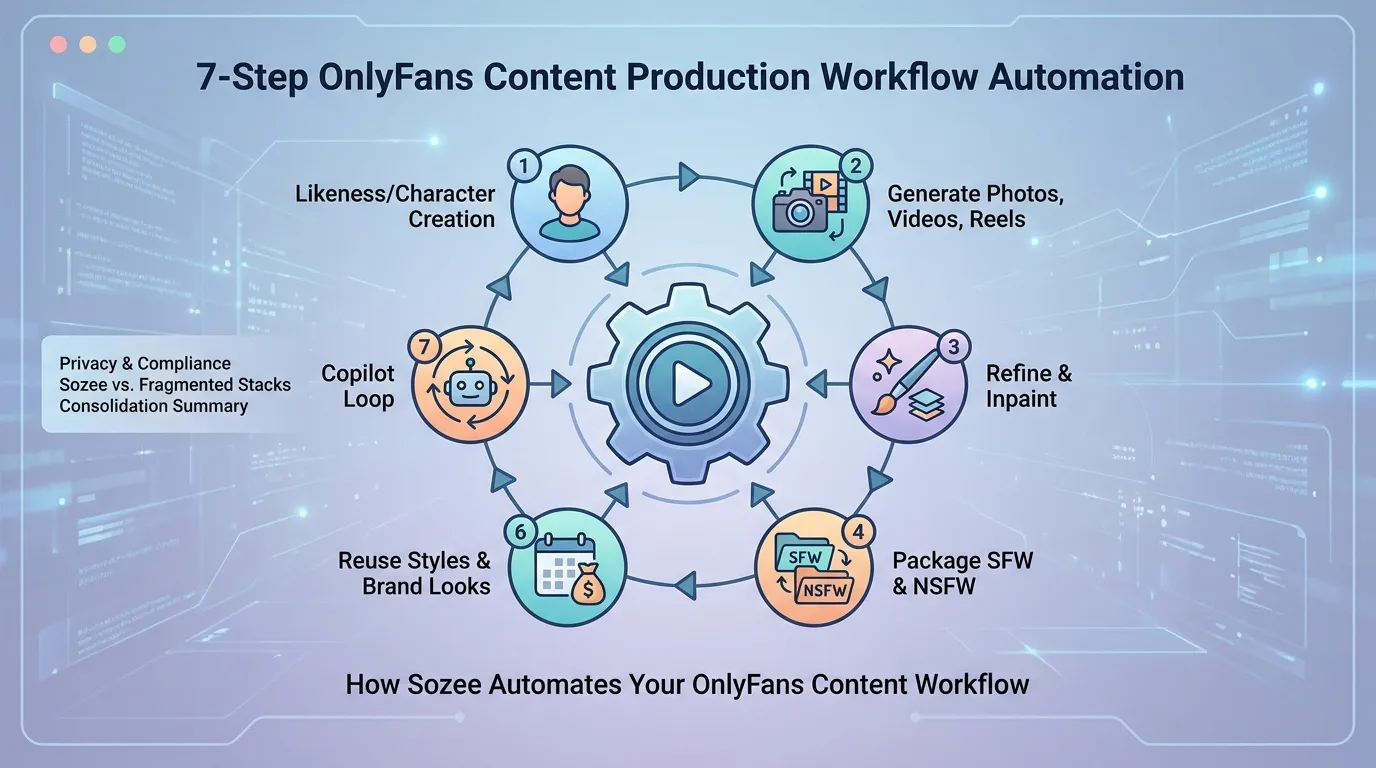 7-Step OnlyFans Content Production Workflow Automation