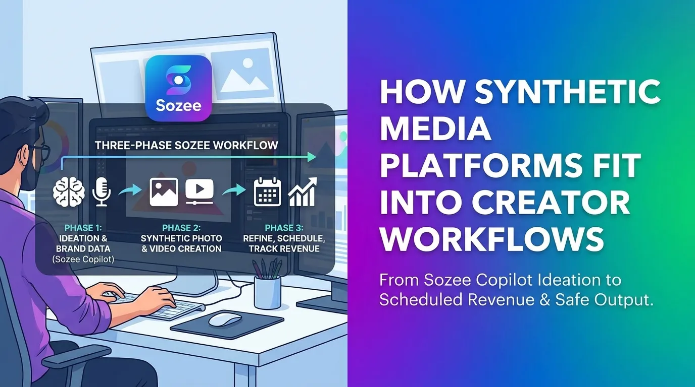 How Synthetic Media Platforms Fit into Creator Workflows