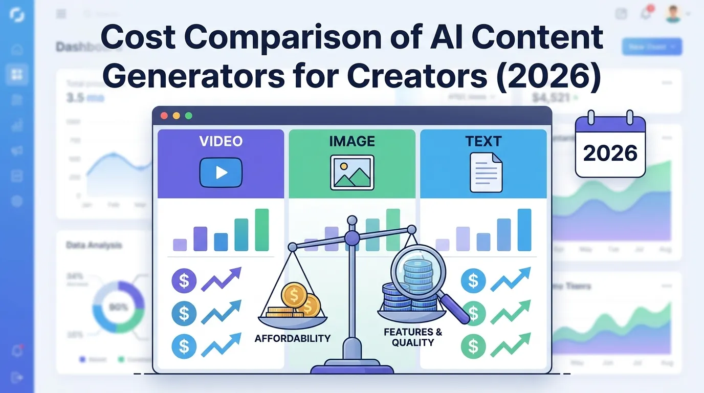 Cost Comparison of AI Content Generators for Creators