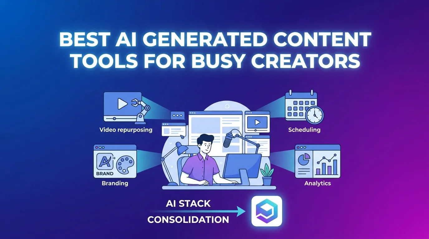 Best AI Generated Content Tools for Busy Creators
