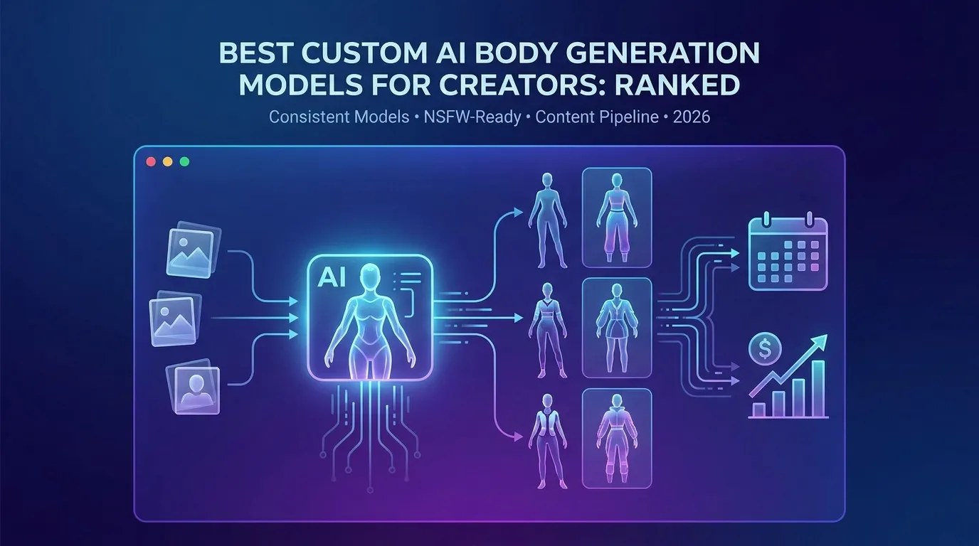 Best Custom AI Body Generation Models for Creators: Ranked