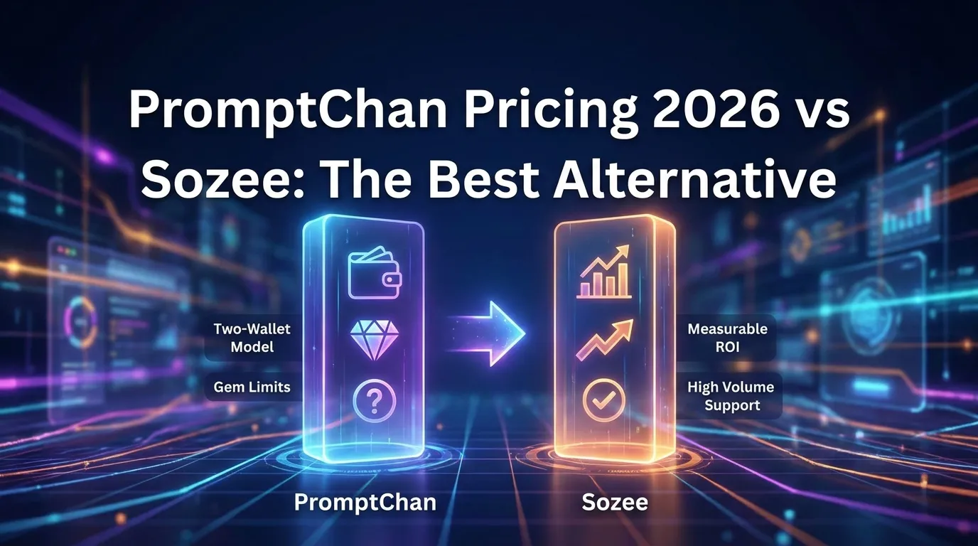 PromptChan Pricing 2026 vs Sozee: The Best Alternative