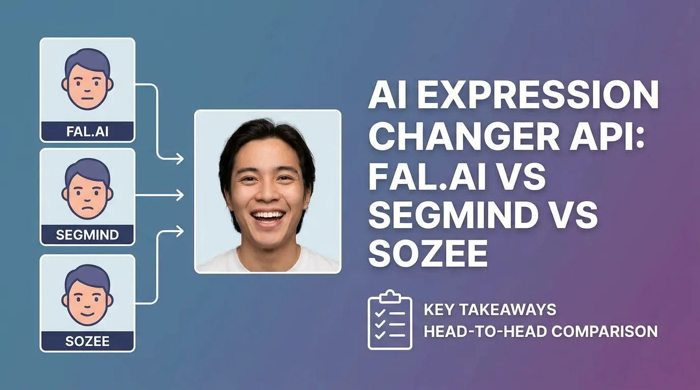 AI Expression Changer API: Fal.ai vs Segmind vs Sozee