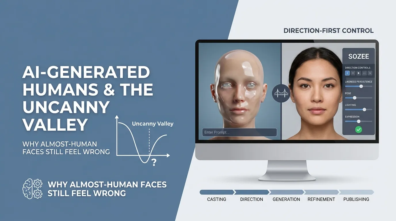 AI-Generated Humans Still Trigger the Uncanny Valley