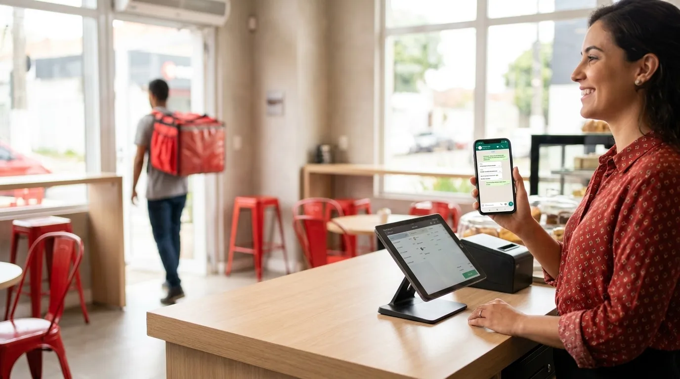 Sistema de automação de vendas no WhatsApp para restaurantes