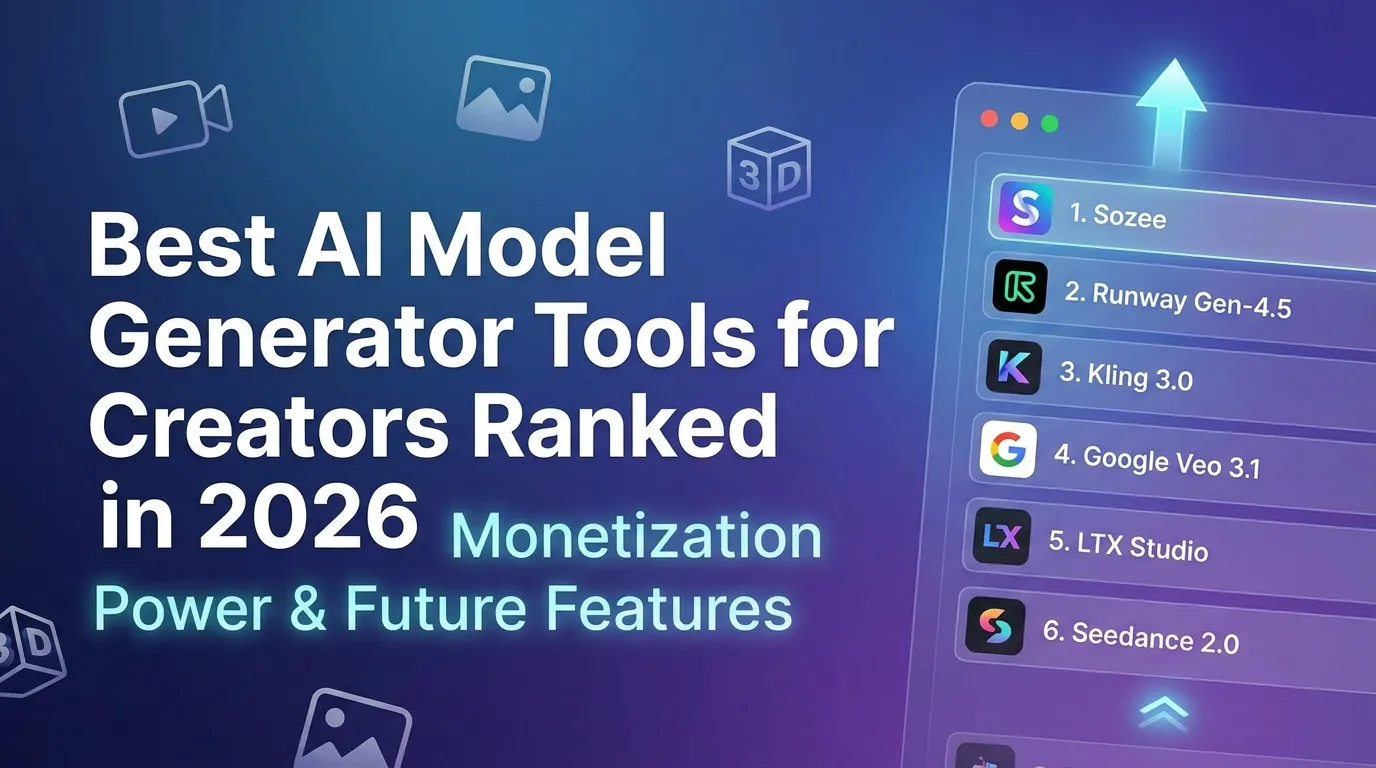 Best AI Model Generator Tools for Creators Ranked in 2026