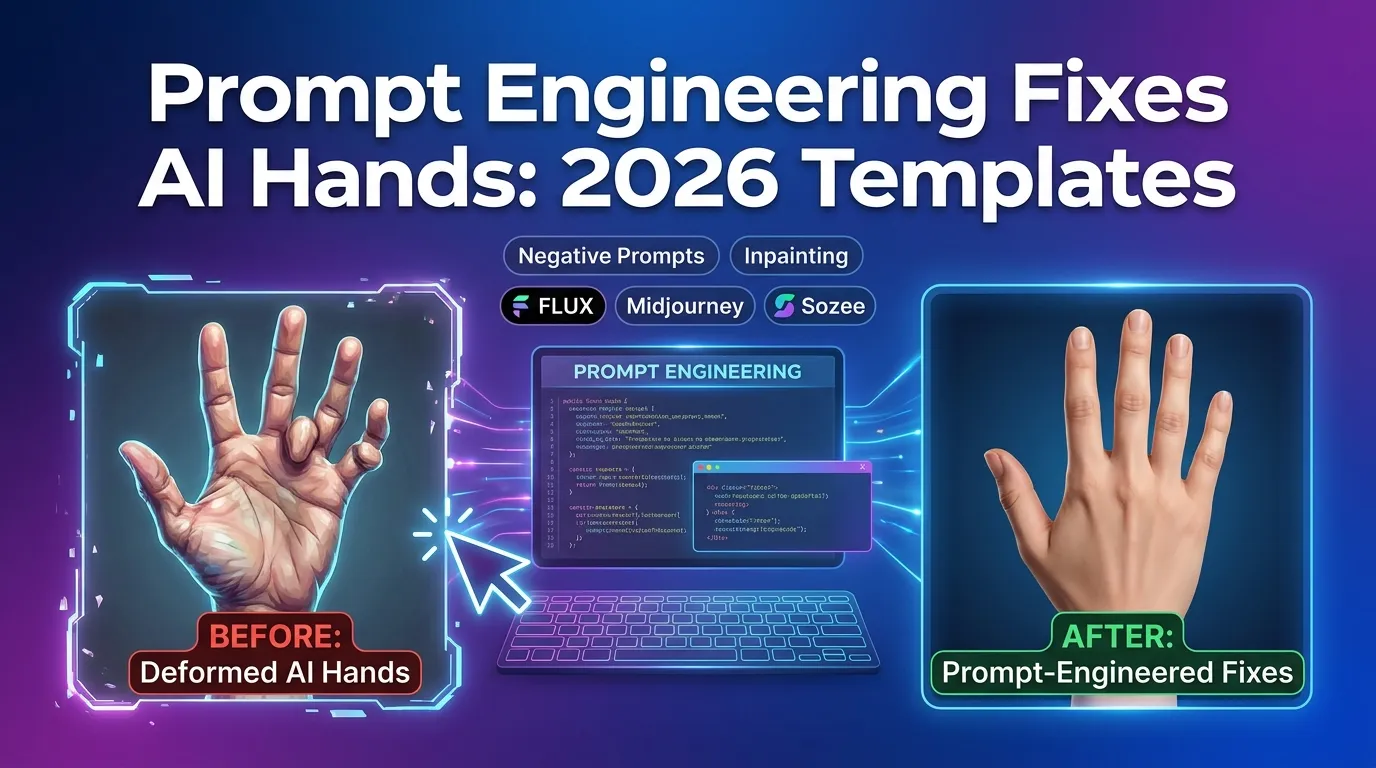 Prompt Engineering Fixes AI Hands: 2026 Templates
