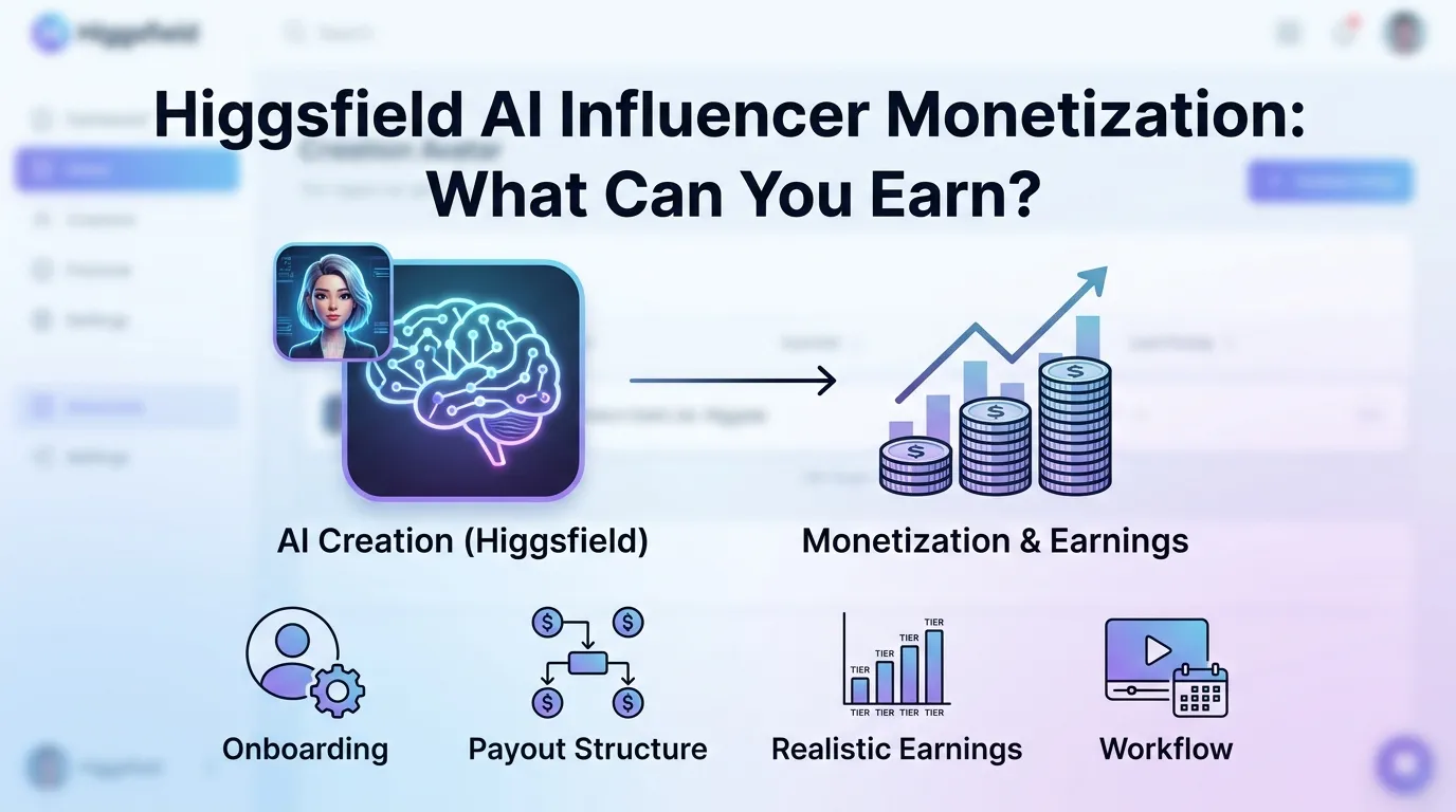 Higgsfield AI Influencer Monetization: What Can You Earn?