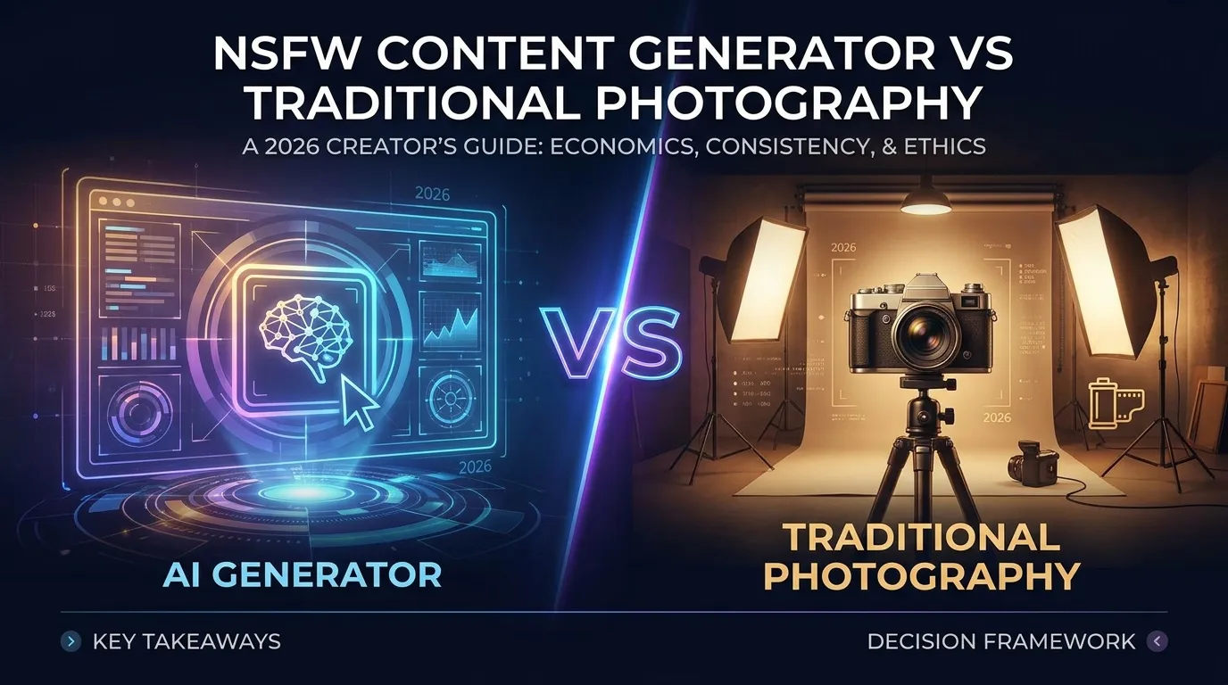 NSFW Content Generator vs Traditional Photography 2026