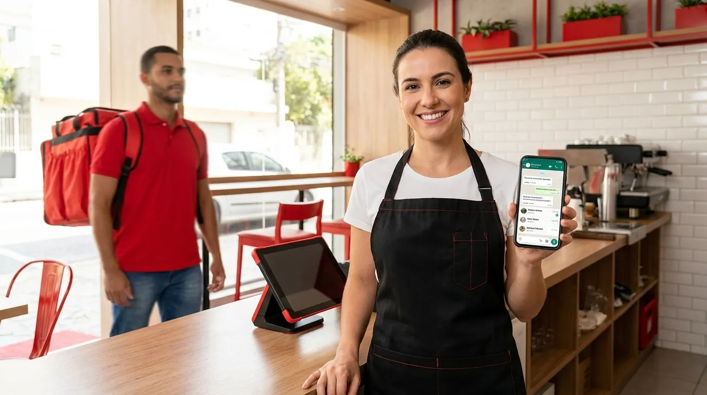 Melhor sistema para restaurante com delivery e WhatsApp
