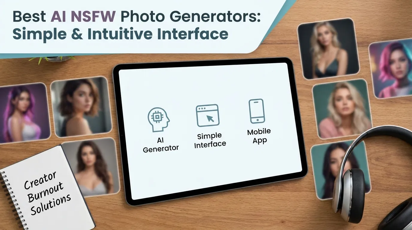 Best AI NSFW Photo Generators: Simple & Intuitive Interface