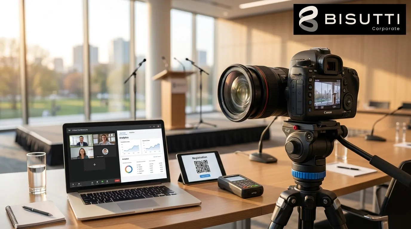 Tecnologia essencial para eventos híbridos corporativos