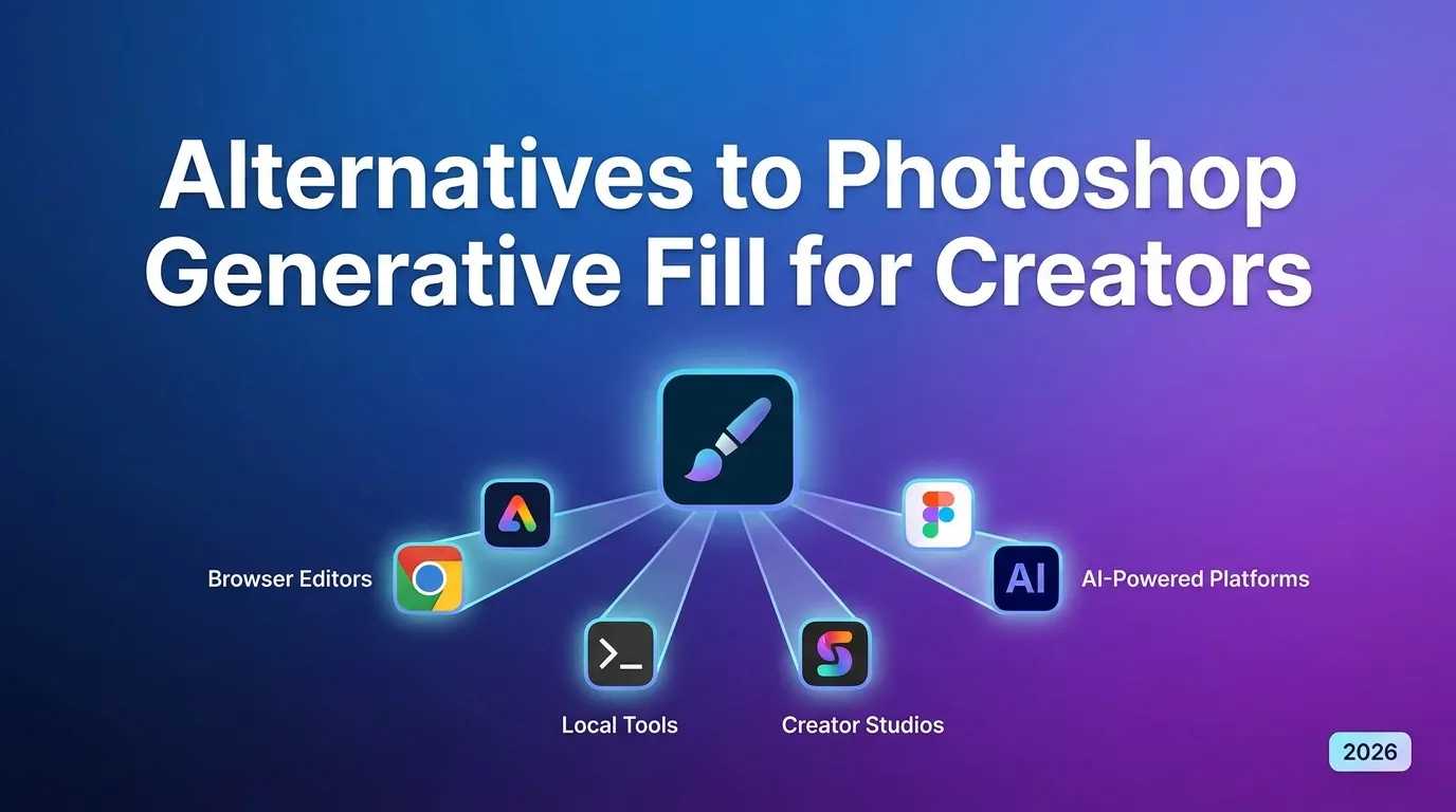 Alternatives to Photoshop Generative Fill for Creators
