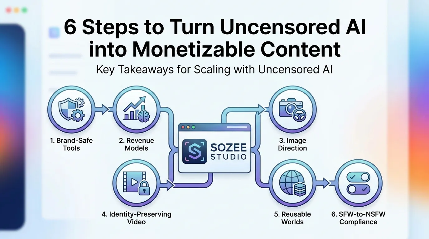 6 Steps to Turn Uncensored AI into Monetizable Content