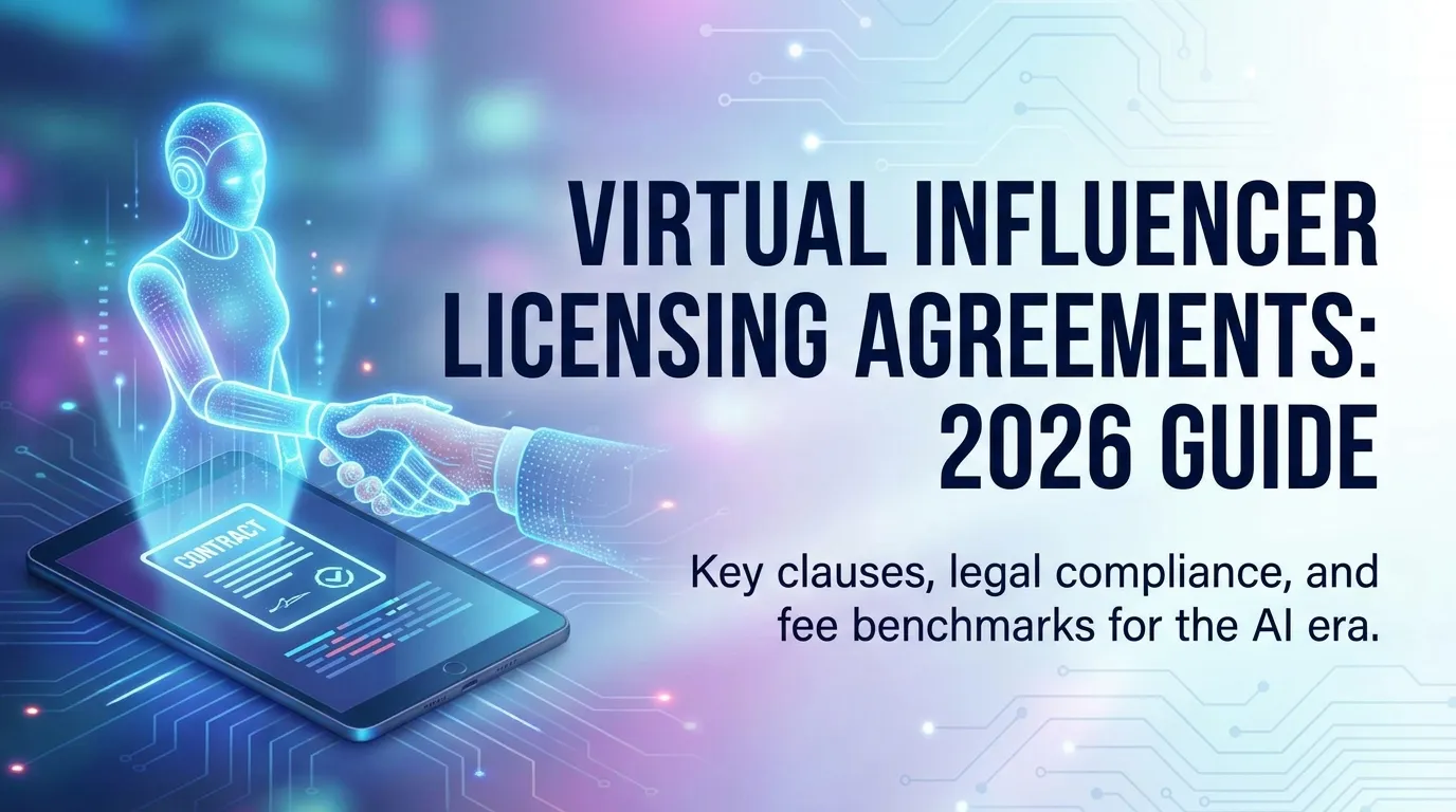 Virtual Influencer Licensing Agreements: 2026 Guide