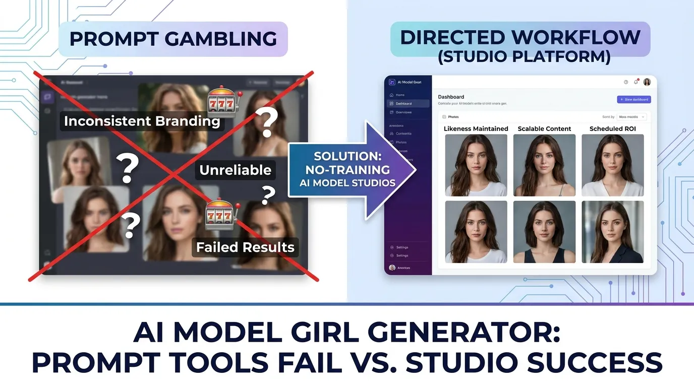 AI Model Girl Generator No Training: Why Prompt Tools Fail