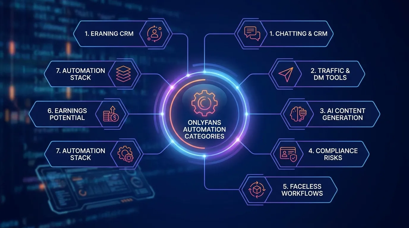7 OnlyFans Automation Categories Every Creator Needs