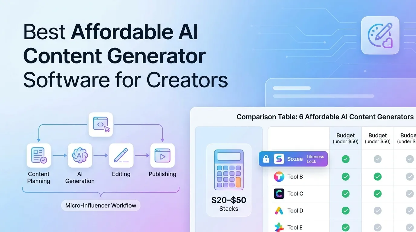 Best Affordable AI Content Generator Software for Creators