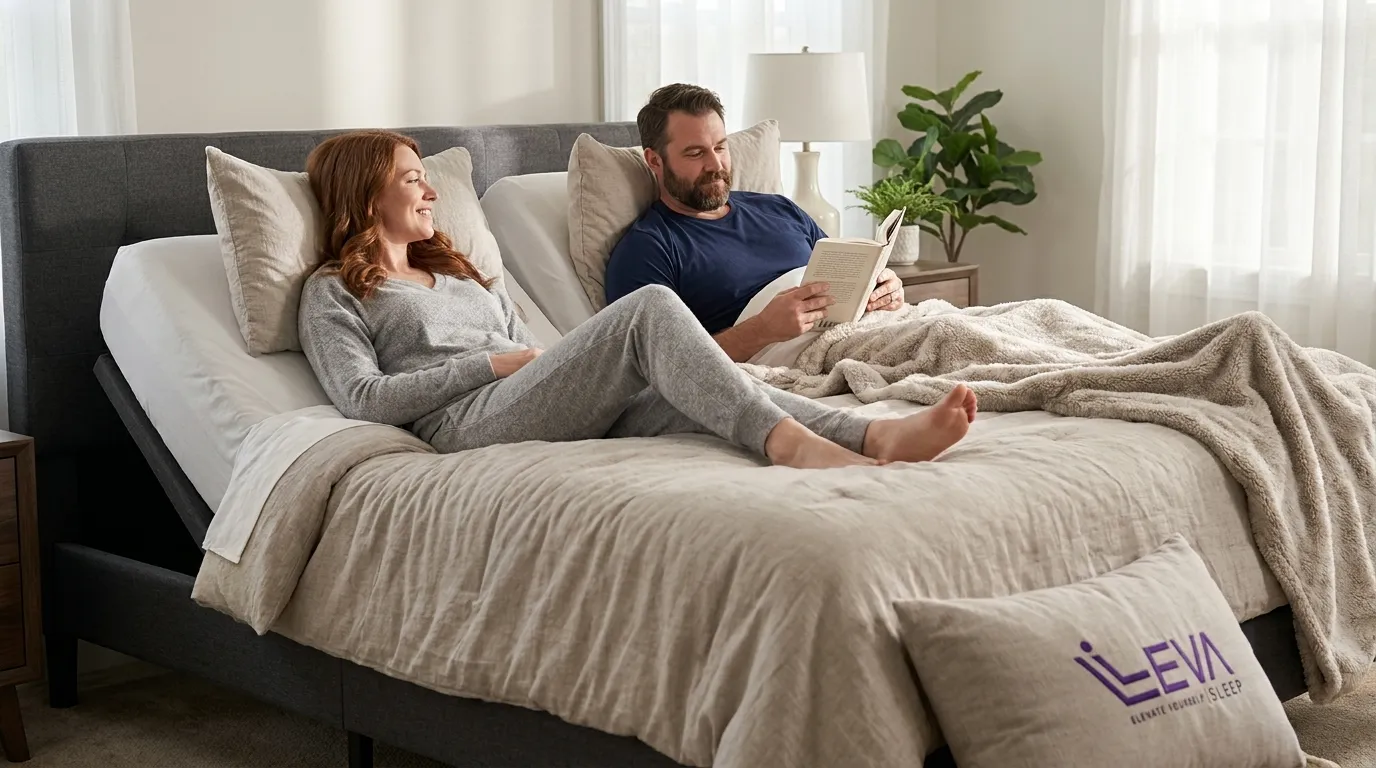 GhostBed Adjustable Base for Couples With Back Pain