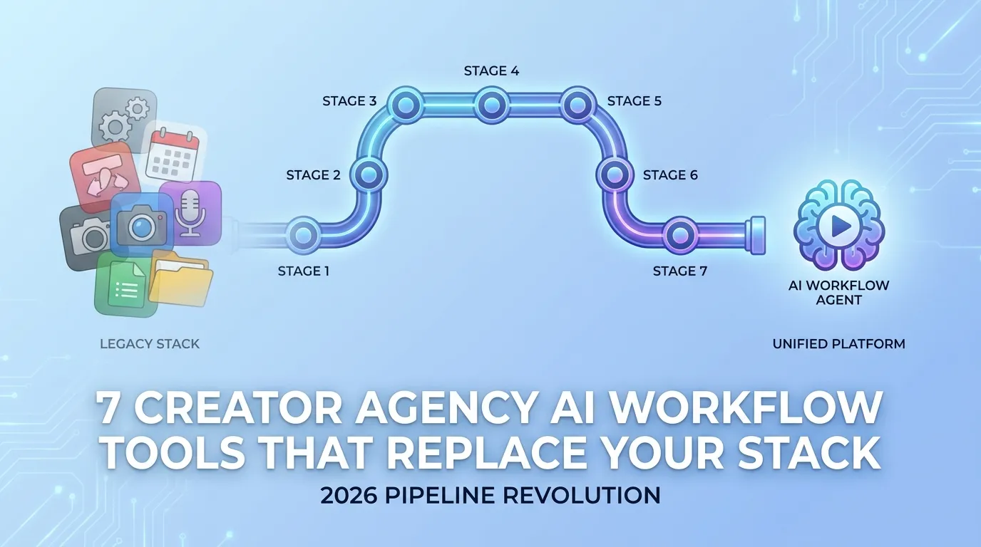 7 Creator Agency AI Workflow Tools That Replace Your Stack