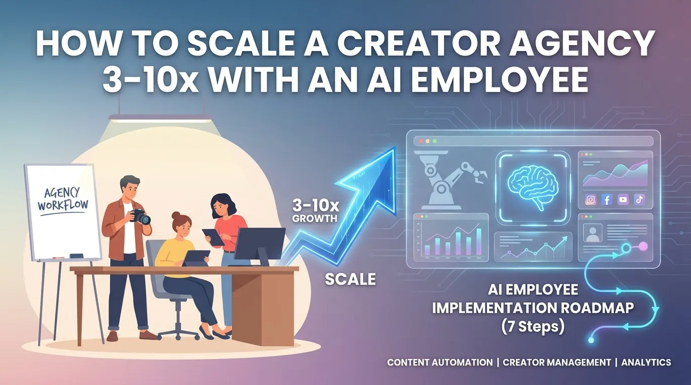 How to Scale a Creator Agency 3–10x with an AI Employee