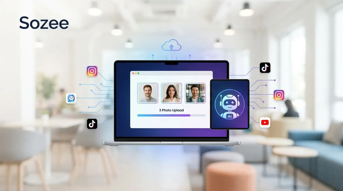 How to Upload Three Photos to an AI Influencer Platform