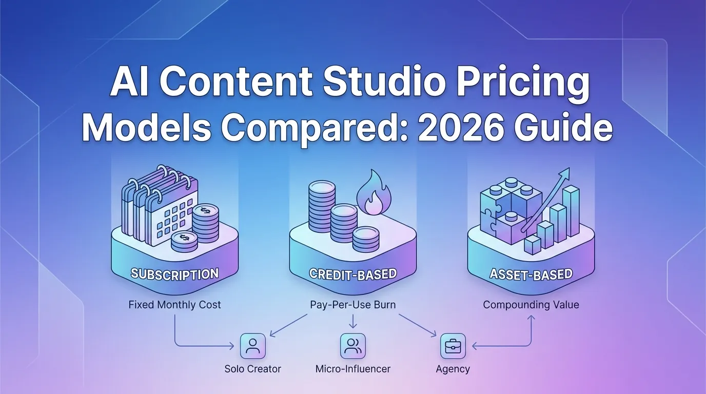 AI Content Studio Pricing Models Compared: 2026 Guide