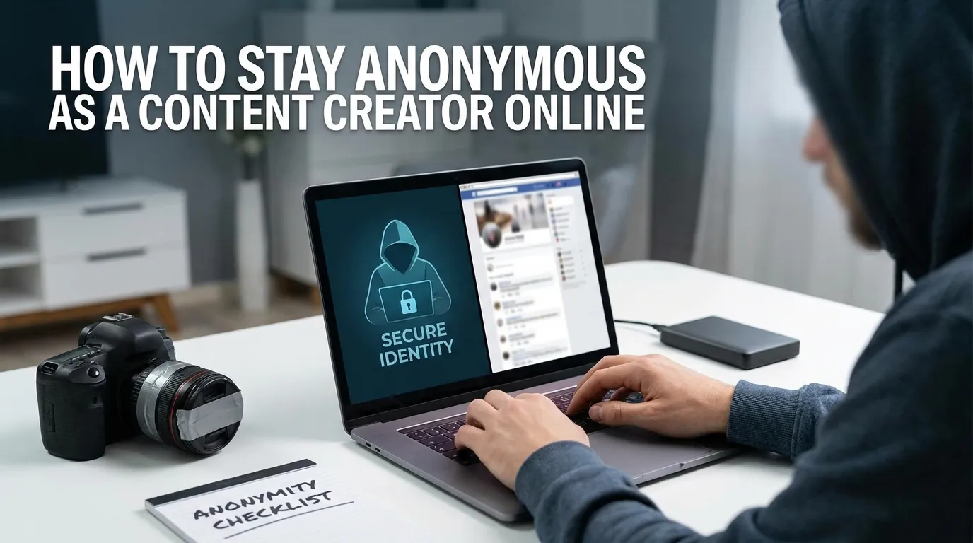 How to Stay Anonymous as a Content Creator Online