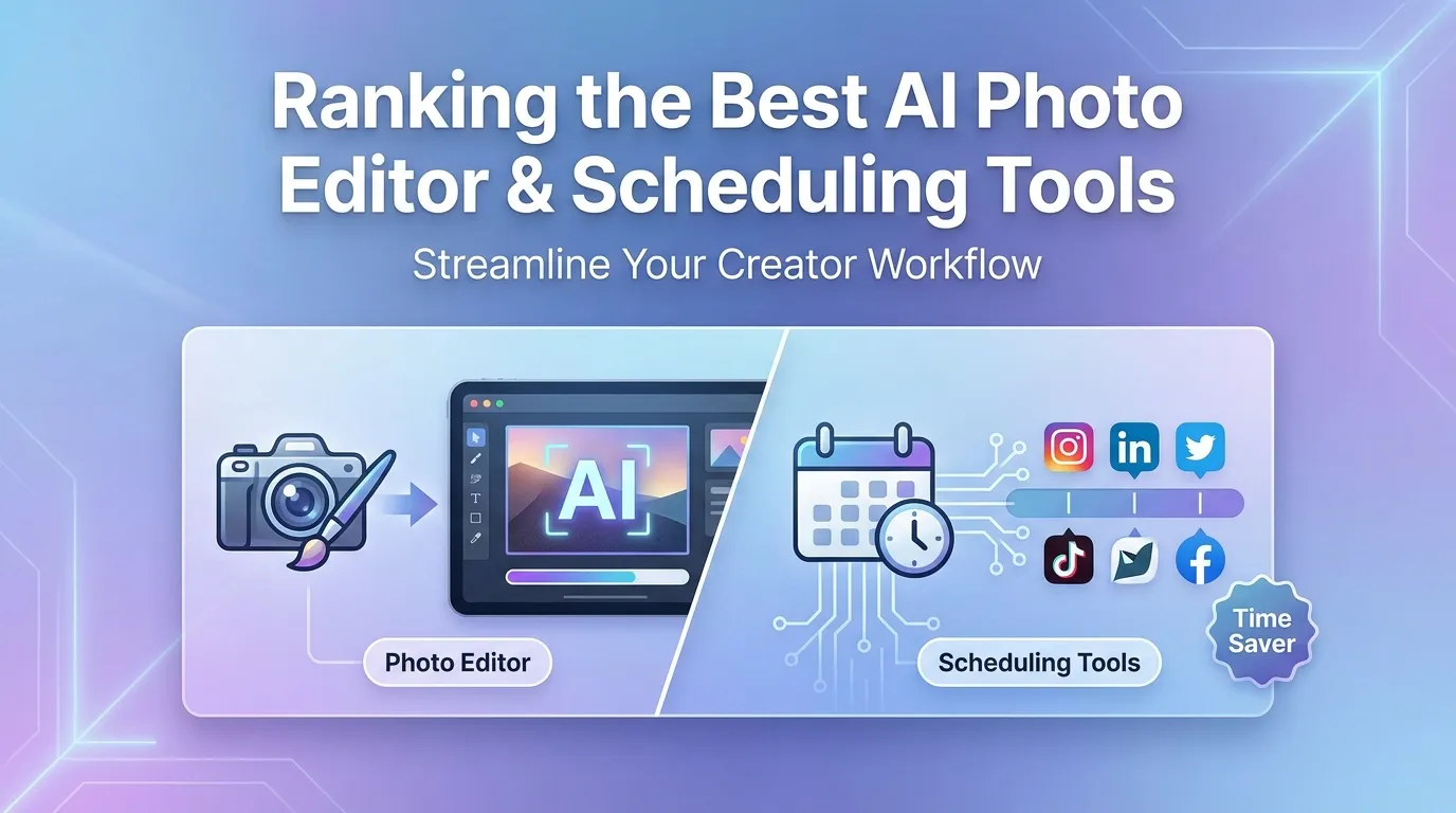 Ranking the Best AI Photo Editor & Scheduling Tools