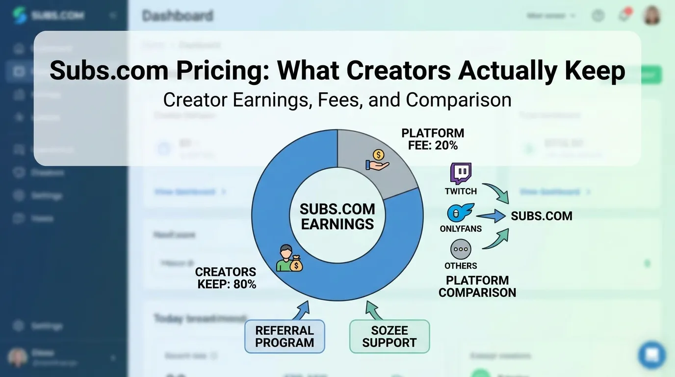 Subs.com Pricing: What Creators Actually Keep