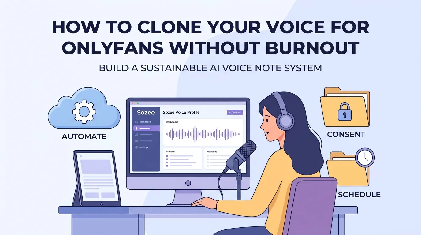 How to Clone Your Voice for OnlyFans Without Burnout