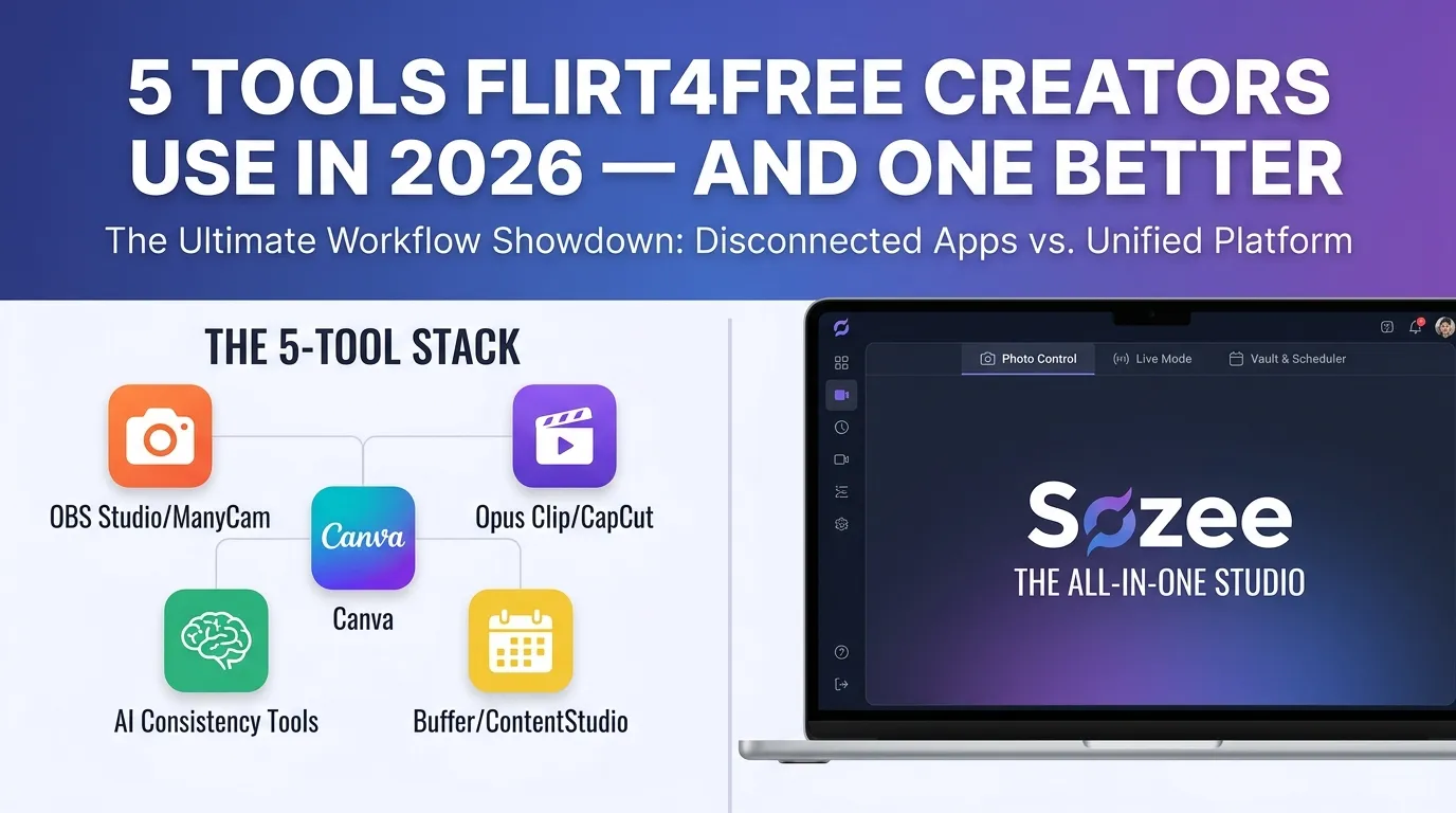 5 Tools Flirt4Free Creators Use in 2026 — And One Better