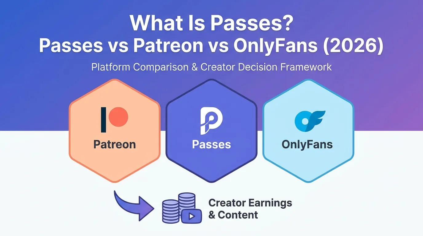 What Is Passes? Passes vs Patreon vs OnlyFans (2026)