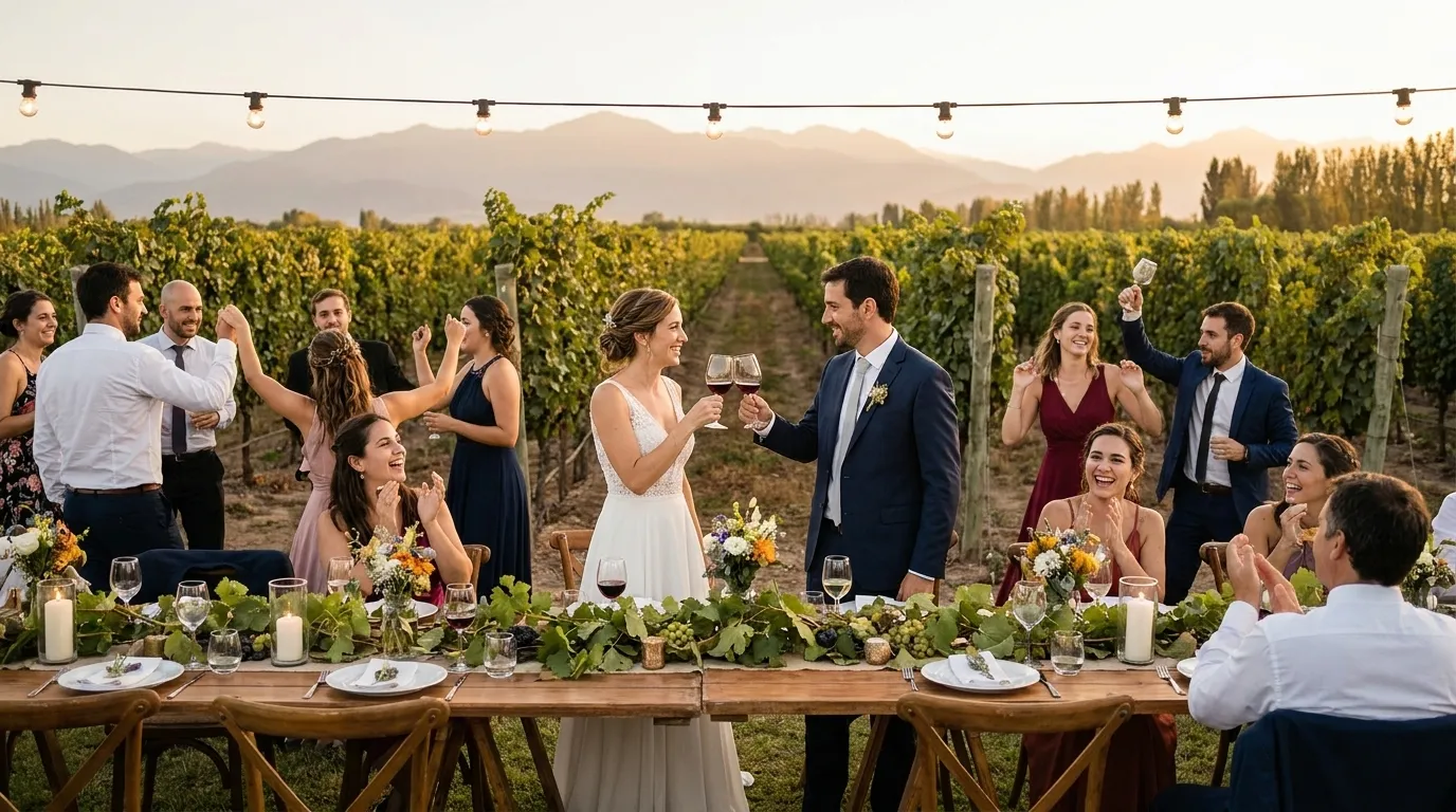 Como organizar casamento em vinhedos em Mendoza Argentina